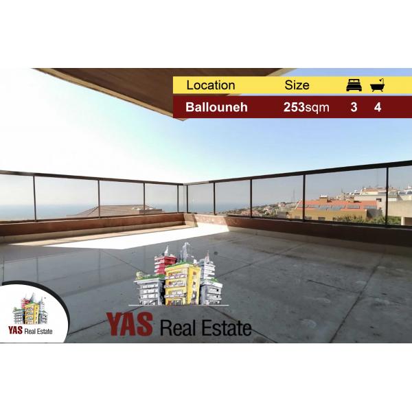 Ballouneh 253m2 | Luxurious | Brand New | Panoramic View |