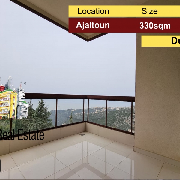 Ajaltoun 330m2 Duplex | New | Private Street | Impressive View | 