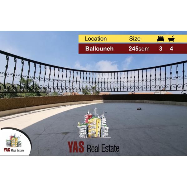 Ballouneh 245m2 | New | Prime Location | Panoramic View | 