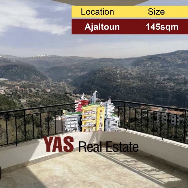 Ajaltoun 145m2 | Brand New | Luxurious | Panoramic View |