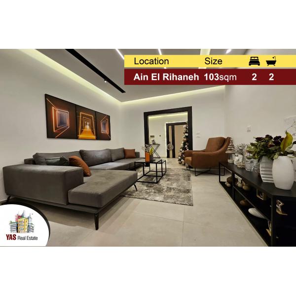 Ain El Rihaneh 103m2 | 60m2 Terrace | Brand New | High-end | Open View |