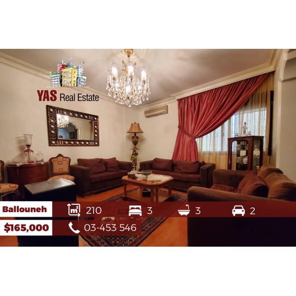 Ballouneh 210m2 | Excellent Condition | Luxurious | Catch | 