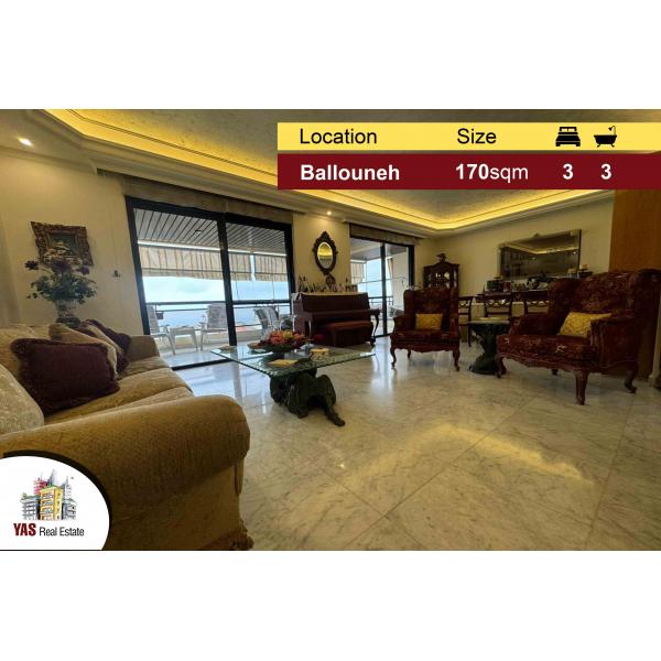 Ballouneh 170m2 | Luxury | Open View | Excellent Condition |