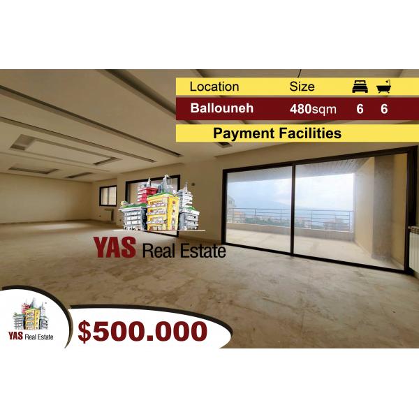 Ballouneh 480m2 | Duplex | Exceptional Property | Payment Facilities |