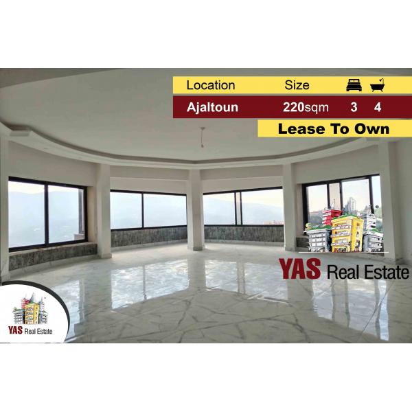 Ajaltoun 220m2 | High-End | Brand New | Lease To Own | View |