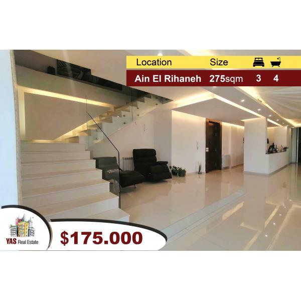 Ain El Rihaneh 275m2 | Elegant Duplex | Impressive View | 