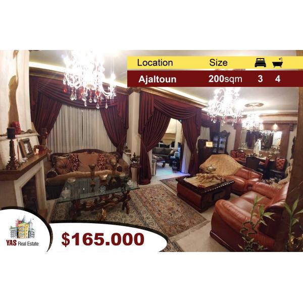 Ajaltoun 200m2 | Super Luxurious | Mountain View | Decorated | Catch |