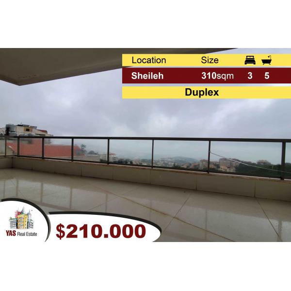 Sheileh 310m2 | Duplex | Brand New | Private Street | Panoramic View |