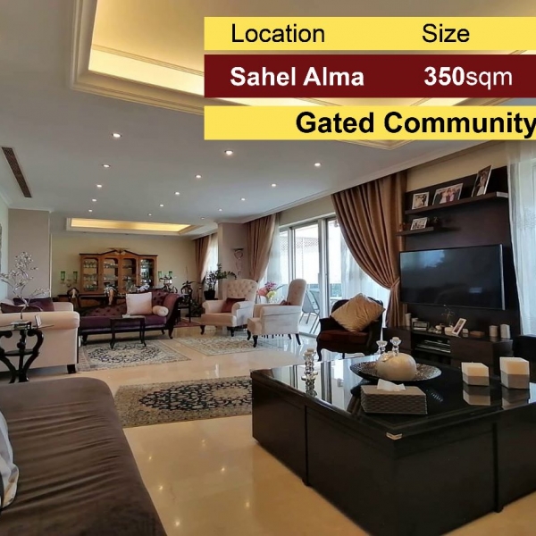 Sahel Alma 350m2 | Luxurious |Excellent Finishing | Pool | View | Rent