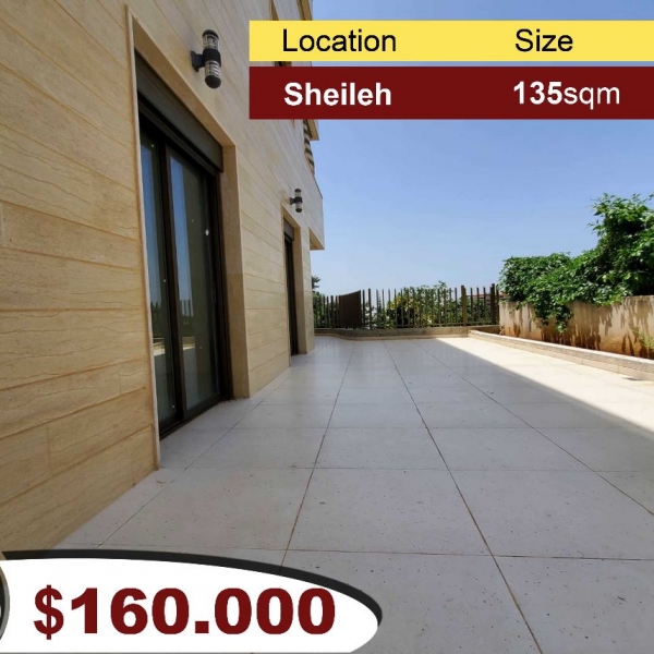 Sheileh 135m2 + 90m2 Terrace / Garden | High-End Flat | Mountain View