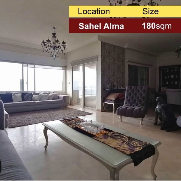 Sahel Alma 180m2 | High-End Apartment | Prime Location | Panoramic View