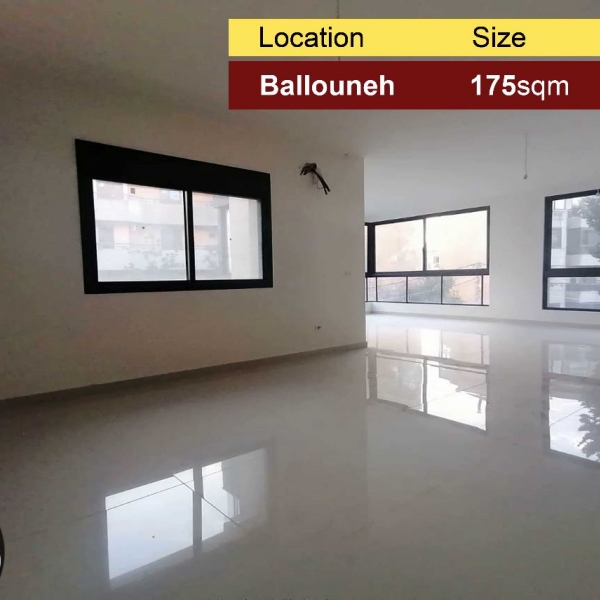 Ballouneh 175m2 | Brand New | For Rent | Excellent Condition | Partial