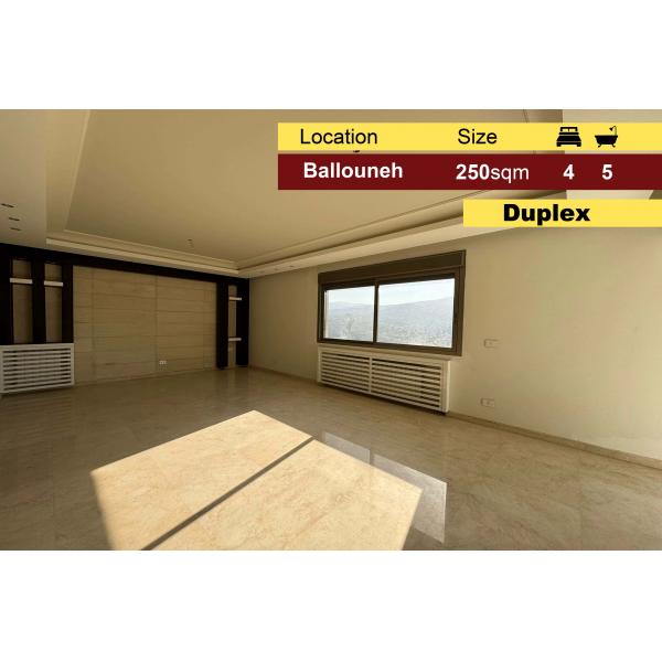 Ballouneh 250m2 | 70m2 Terrace | Luxury Duplex | Open View |