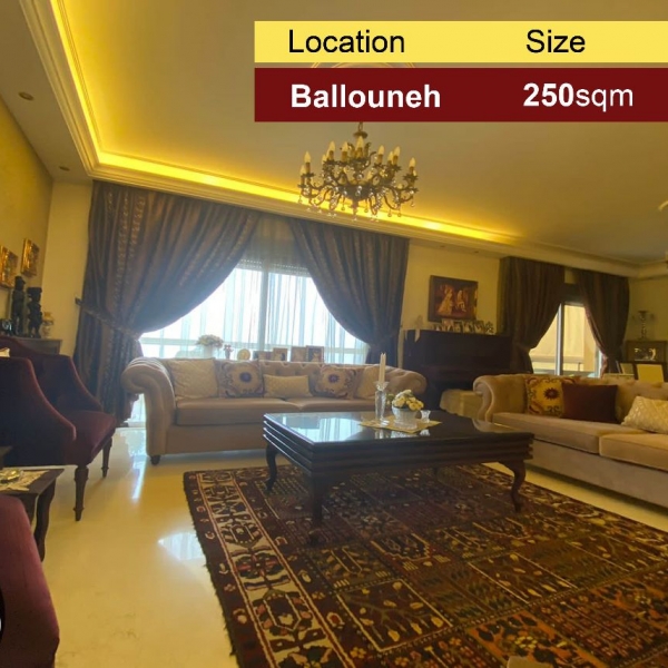 Ballouneh 250m2 | Killer View | High-end | Private Street | Catch 