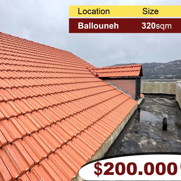 Ballouneh | 320m2 Duplex | New | Private Street | Luxurious | View |