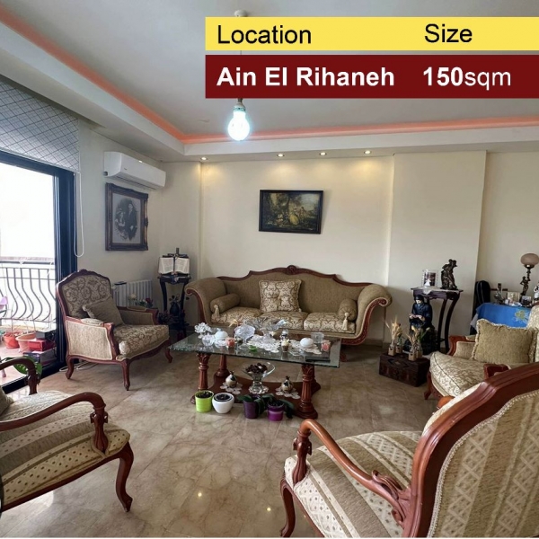 Ain El Rihaneh 150m2 | Mint Condition | Open View | Luxury |