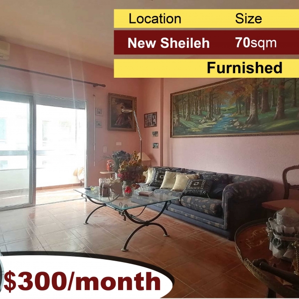 New Sheileh 70m2 | Furnished Flat | Calm Location | Rent | View |