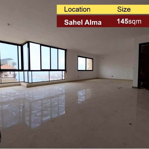 Sahel Alma 145m2 | Mint Condition | New Apartment | Rent | View |