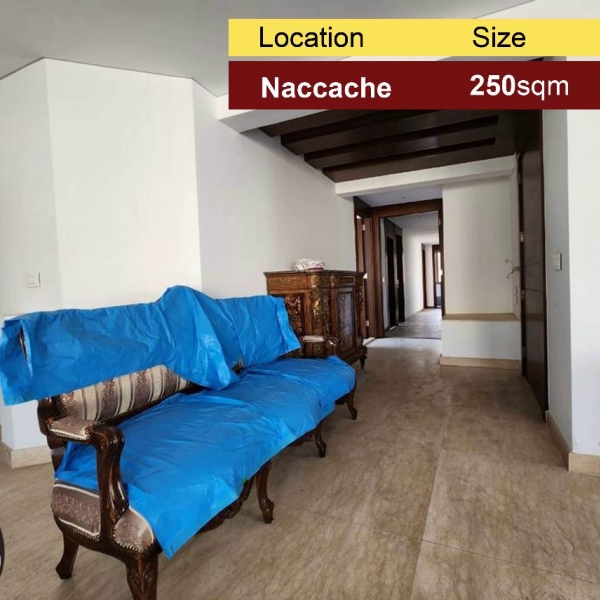 Naccache / Dbayeh 250m2 | Spacious Apartment | Decorated | Sea View |