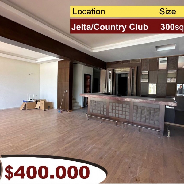 Jeita Country Club | 300m2 Chalet | ULTRA UPGRADED | View | Catch |