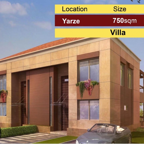 Yarzeh 750m2 + 500m2 Garden | Affordable Luxury Villa / Triplex | View