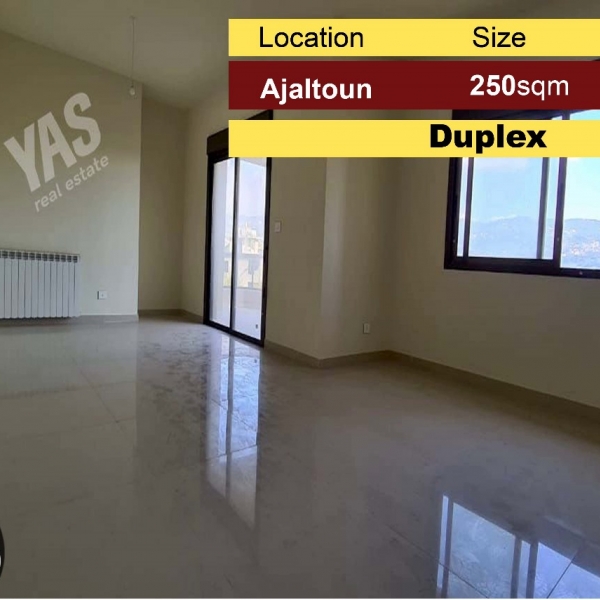 Ajaltoun 250m2 | Luxury Duplex | View | Ballouneh Borders |