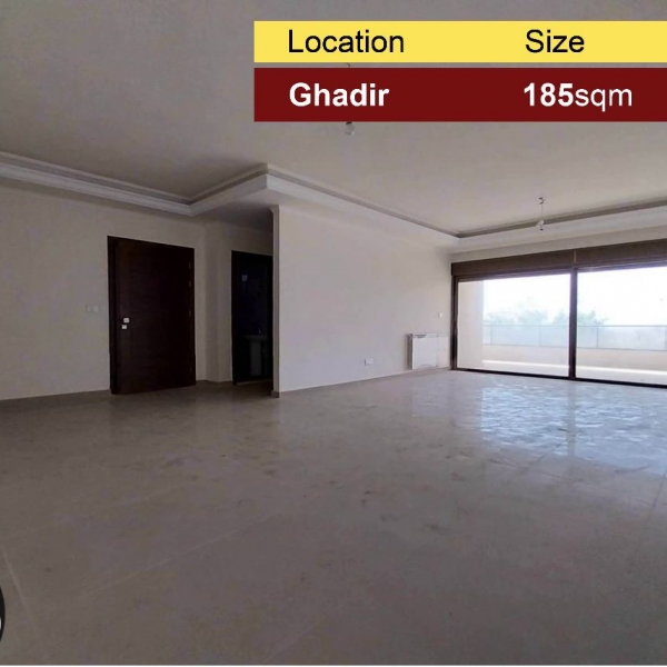 Ghadir 185m2 + 50m2 Terrace | Brand New | Luxury Apartment | View |