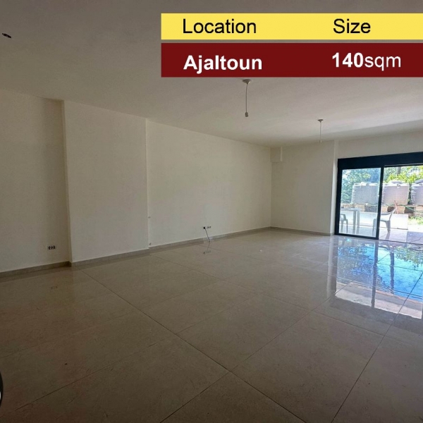 Ajaltoun 140m2 + 50m2 Garden | Lease To Own | Private Street | Catch |