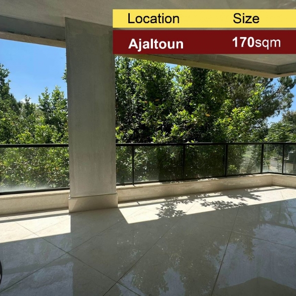 Ajaltoun 170m2 | Brand New | Lease To Own | Private Street | Catch |