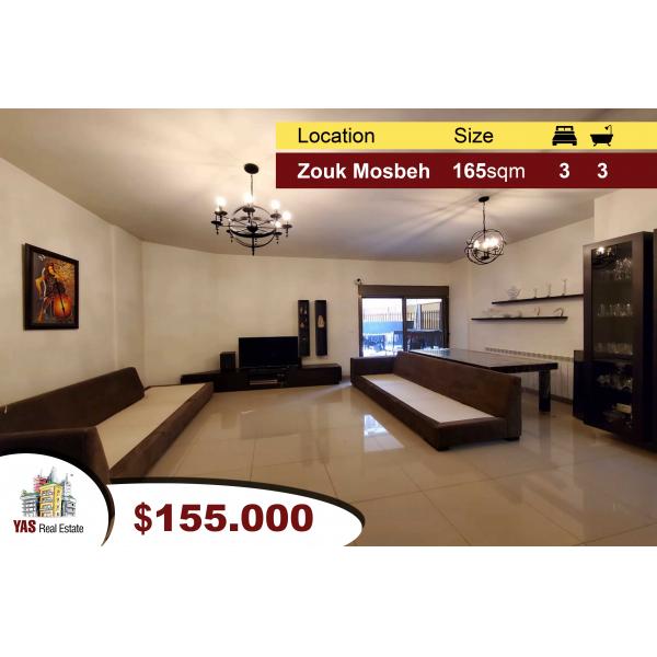 Zouk Mosbeh 165m2 + 120m2 Terrace | Mint Condition | Open View |