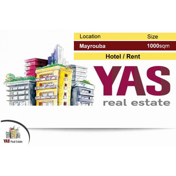 Mayrouba 1000m2 + 400m2 Terrace | Hotel | Rent | Luxury | Open View |