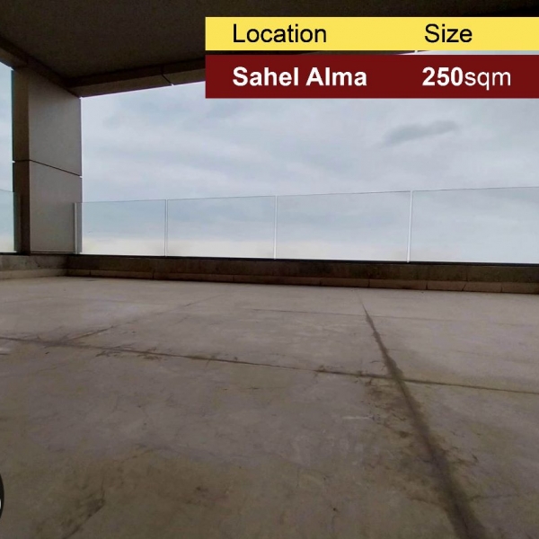 Sahel Alma 250m2 | Brand New | High-End | Calm Area | Sea View |