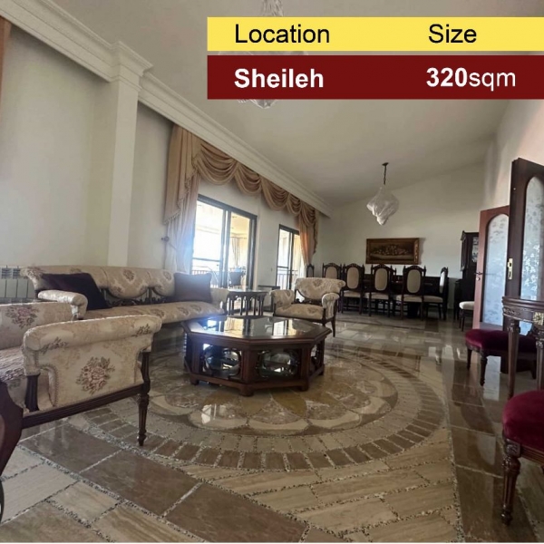 Sheileh 320m2 | Spacious Apartment | Mint Condition | Panoramic View |