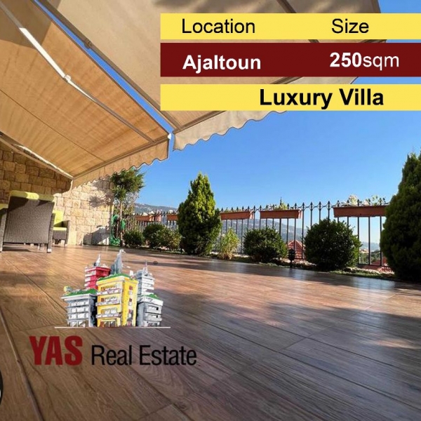 Ajaltoun 250m2 Villa | 150m2 Gardens | High-End | SUPER CATCH |