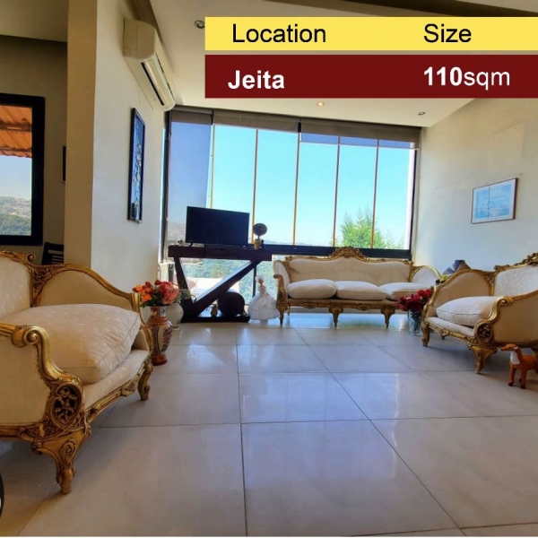 Jeita 110m2 | Mint Condition | Prime location | Open View |