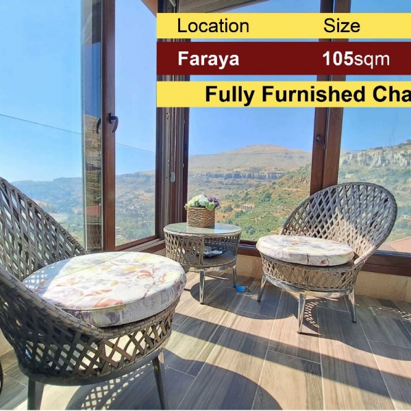 Faraya 105m2 | Excellent Chalet | Fully Furnished | Mountain View |