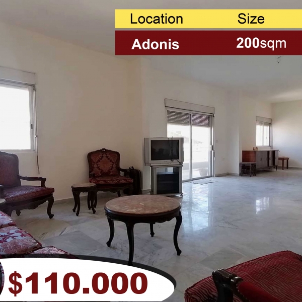 Adonis 200m2 | Well maintained | Partial mountain view | Luxury |
