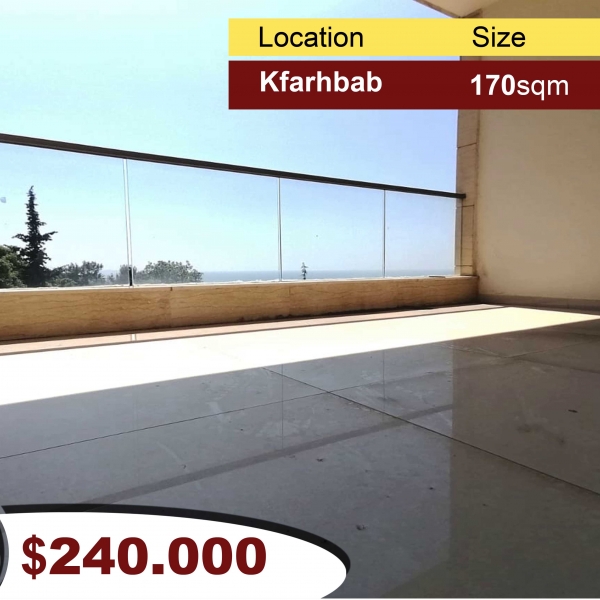 Kfarhbab 170m2 | Brand New | Perfect Condition | View | Luxurious |
