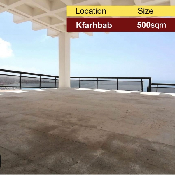 Kfarhbab 500m2 | Duplex / Rooftop | Prime Location | Astonishing View