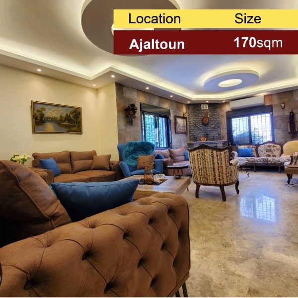 Ajaltoun 220m2 | Luxury | Prime Location | Furnished |Open View |