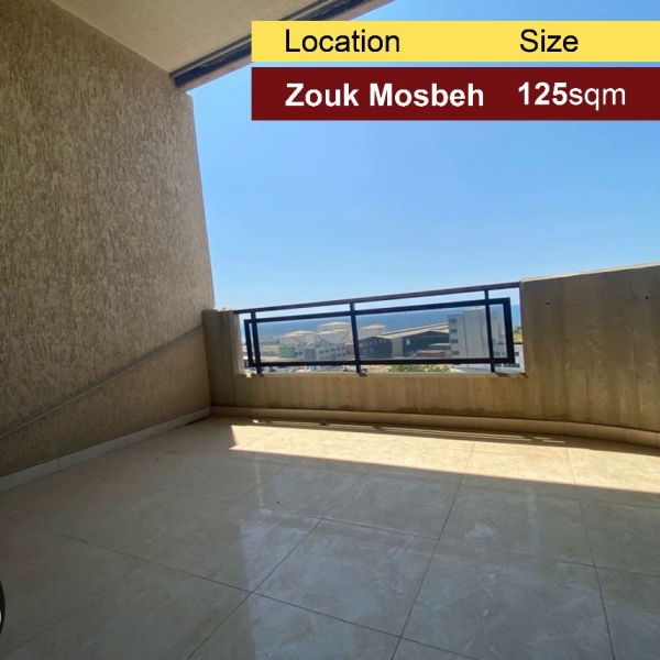 Zouk Mosbeh 125m2 | Mint Condition | Fully Furnished | Sea View |