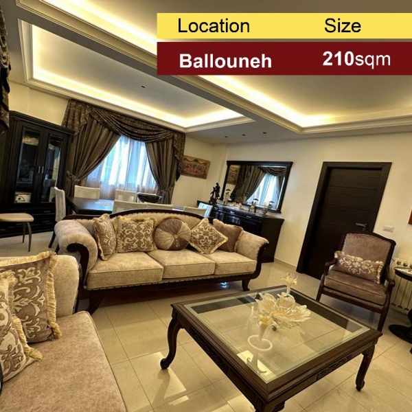 Ballouneh 210m2 | Upgraded | Panoramic View | Catch | Ajaltoun Borders