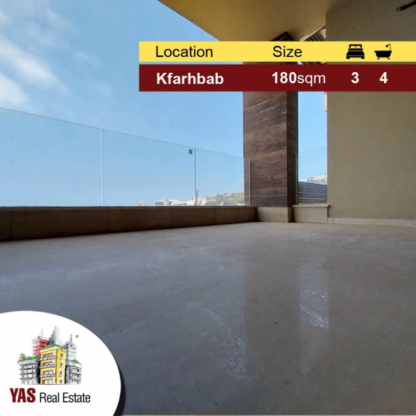 Kfarhbab 180m2 | Brand New | High-End | Panoramic View |