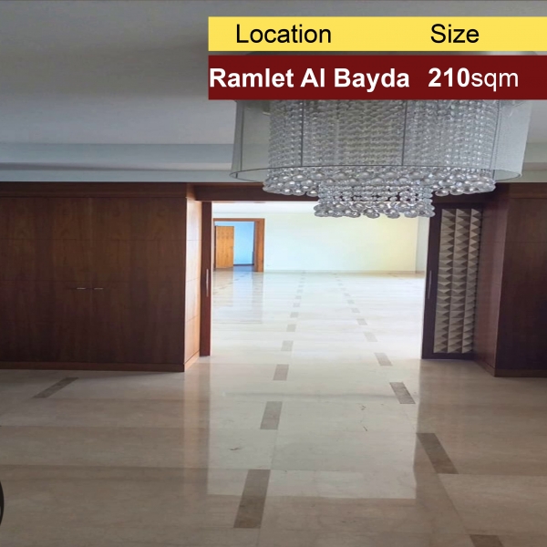 Ramlet Al Bayda 210m2 | Luxury | High-End | New | Sea View