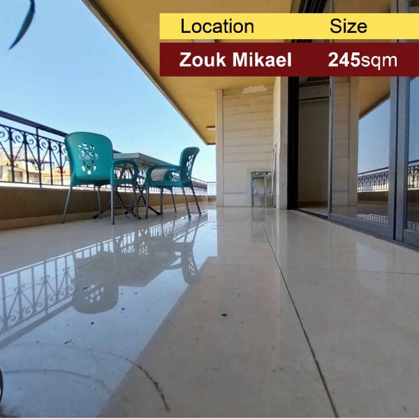 Zouk Mikael 245m2 | Luxury | Spacious Apartment | Partial View |
