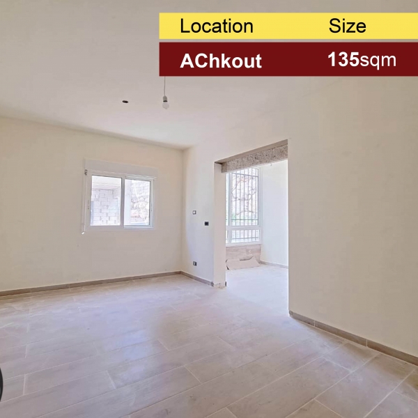 Achkout 135m2 | Brand New | Modern Apartment | Mountain View |
