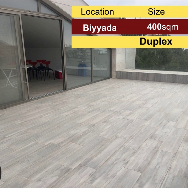 Biyyada 400m2 + 40m2 terrace | Duplex | Open View | Luxury |