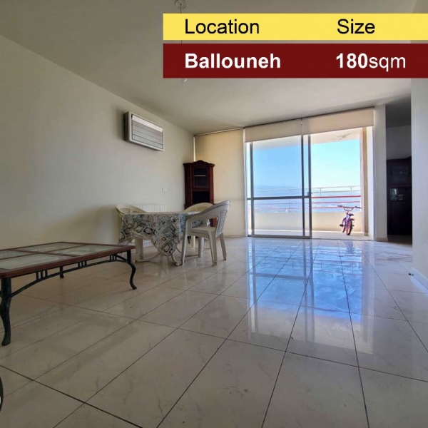 Ballouneh 180m2 | Mint Condition | Open View | Ideal Location |