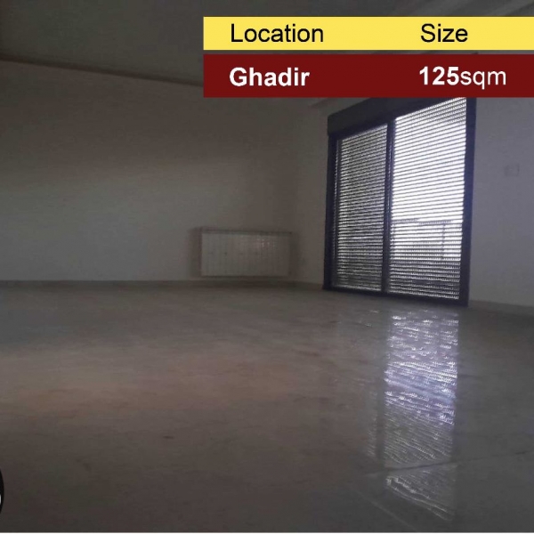 Ghadir 125m2 + 130m2 Terrace | New | Open View | Luxury |