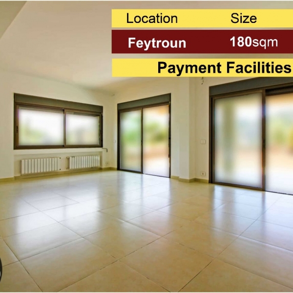 Feytroun 180m2 + 240m2 Terrace | Brand New | Payment Facilities |